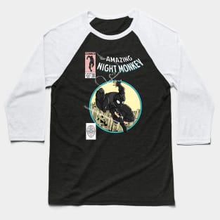 Amazing Night Monkey Baseball T-Shirt